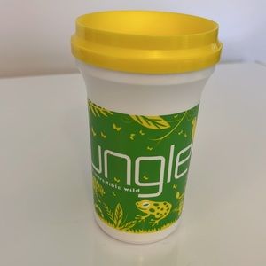 $2 Add-On Jungle Animals Lidded Plastic Travel Cup Discovery Kids Kitchenware